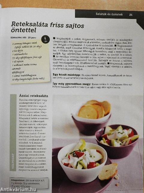 Saláták és öntetek