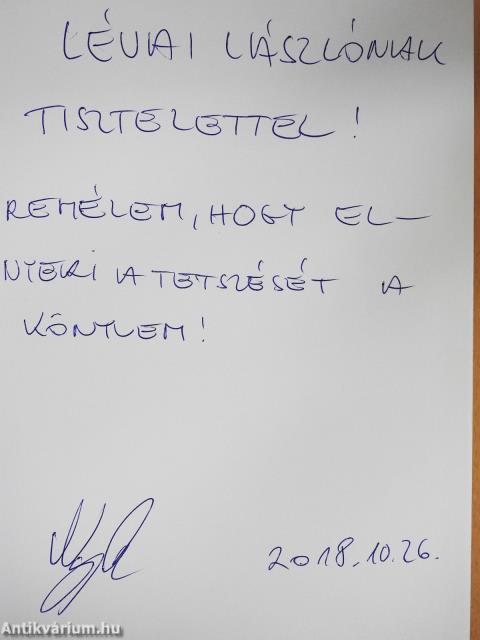 Az NFG krónikája (dedikált példány)