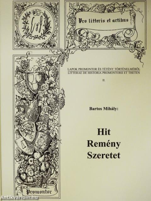 Hit-Remény-Szeretet (dedikált példány)
