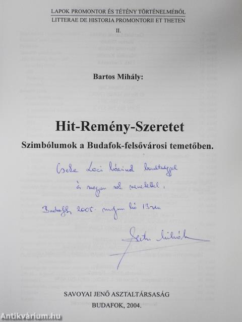 Hit-Remény-Szeretet (dedikált példány)