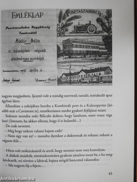 "Kell ott fenn egy ország..." (dedikált példány)