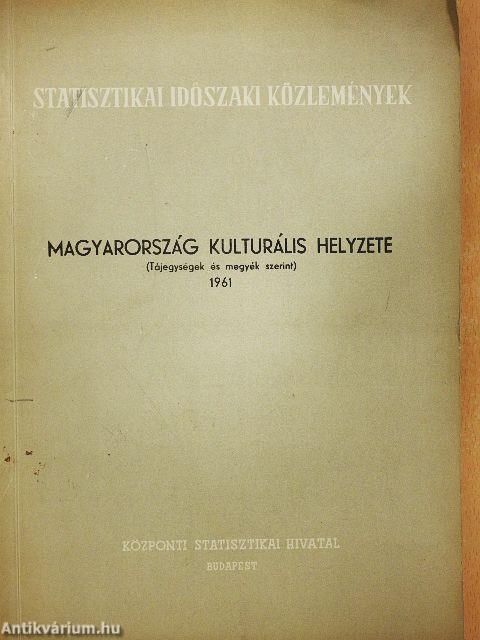 Magyarország kulturális helyzete 1961