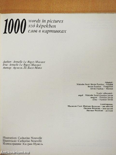 1000 szó képekben
