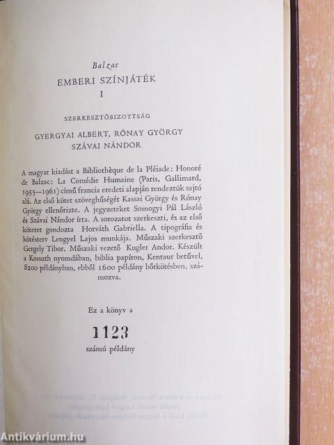 Emberi színjáték I-X.