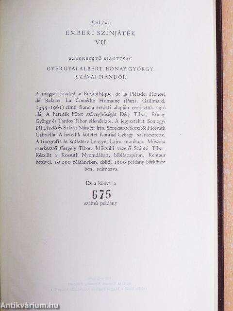 Emberi színjáték I-X.