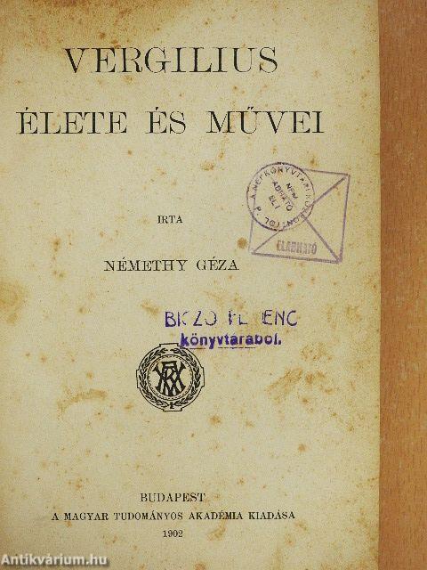 Vergilius élete és művei