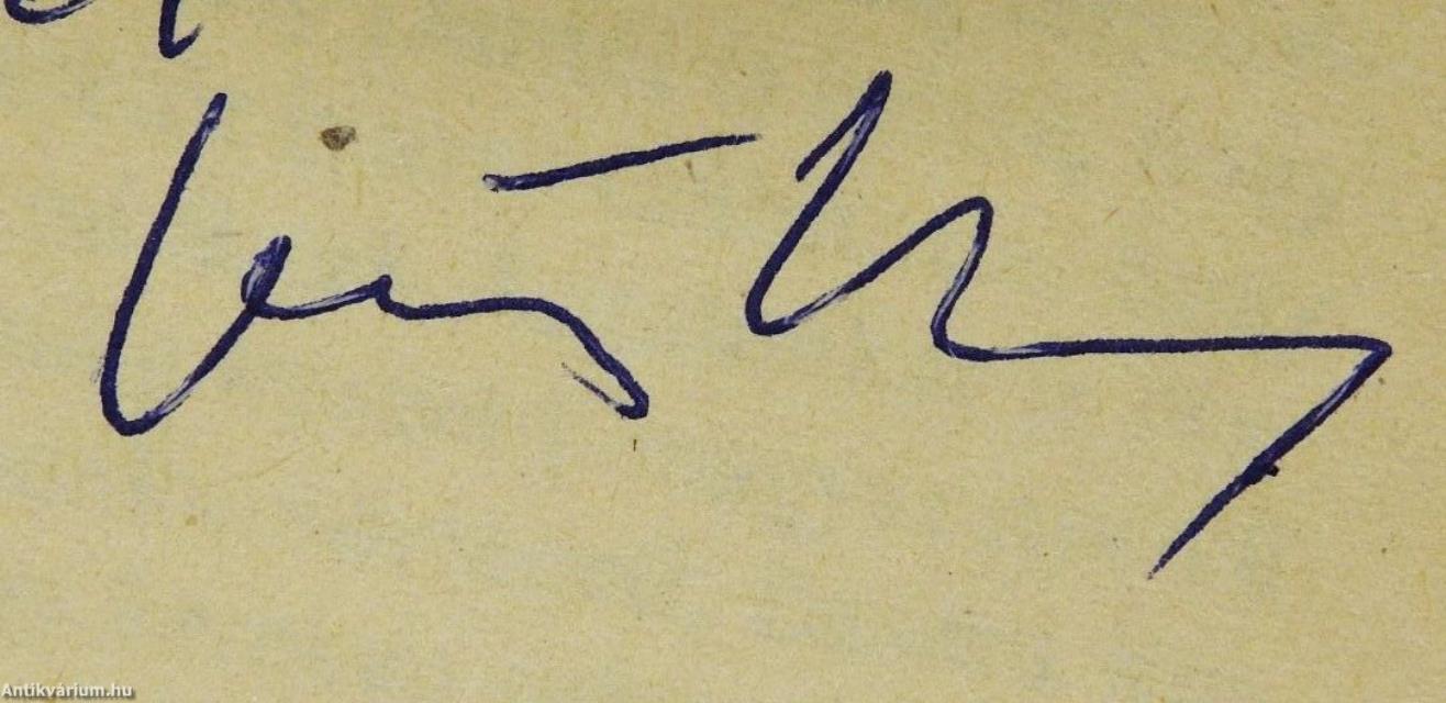 Arcképvázlatok (dedikált példány)