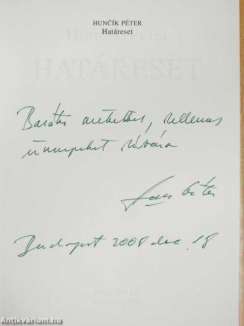 Határeset (dedikált példány)