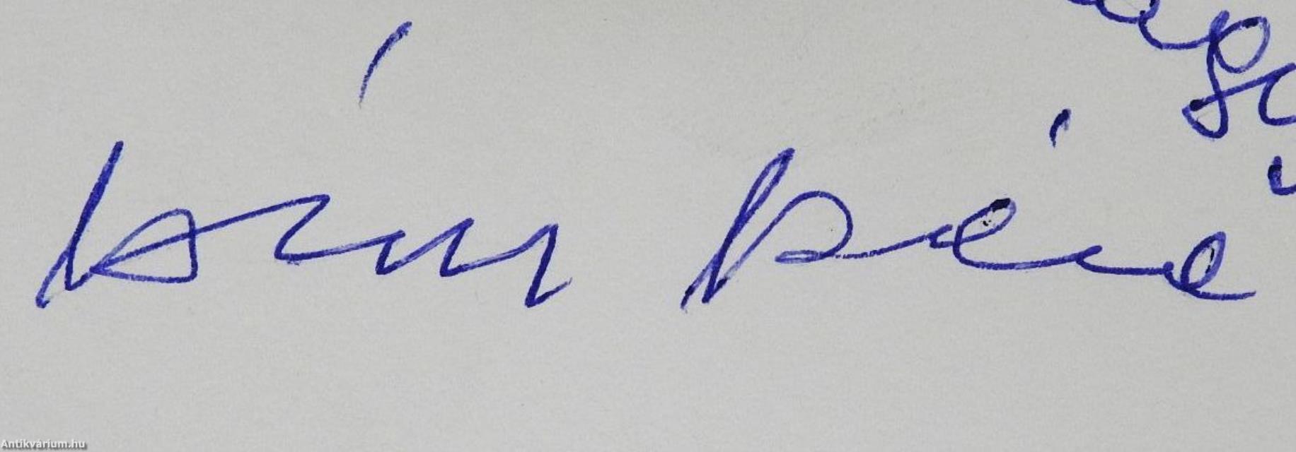 A jobbágy unokája (dedikált példány)