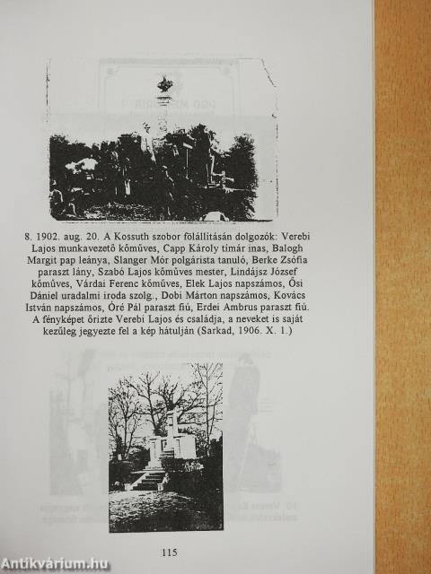 1848-1849 Sarkadon és Nagyszalontán (aláírt és dedikált példány)