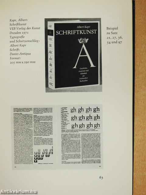 Hundertundein Sätze zur Buchgestaltung (dedikált példány)