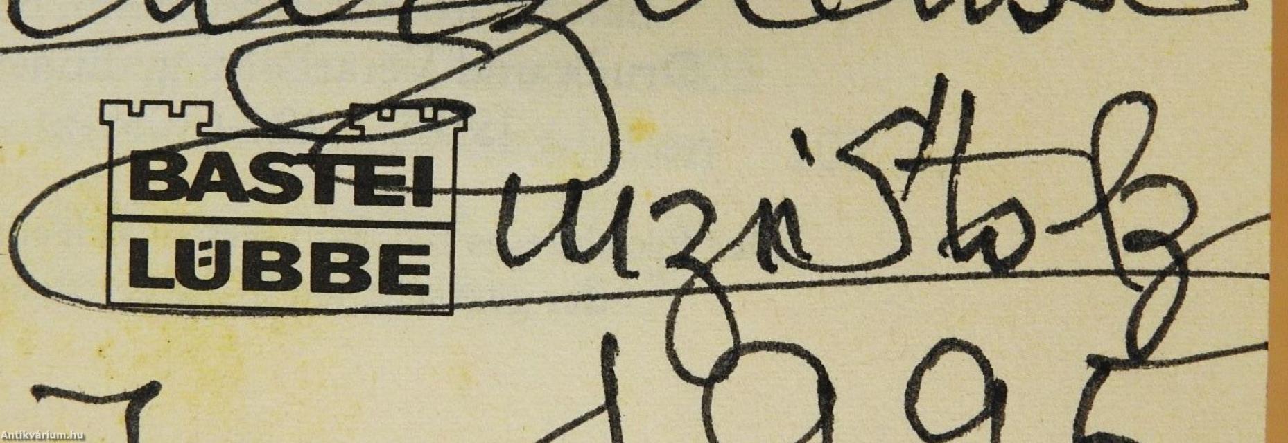 Die ganze Welt ist himmelblau (dedikált példány)