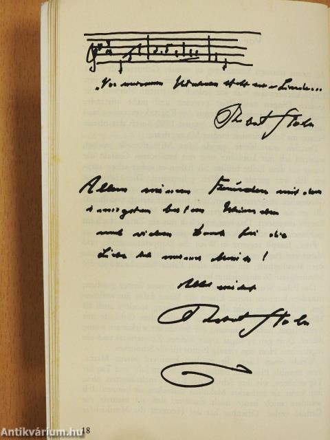 Die ganze Welt ist himmelblau (dedikált példány)