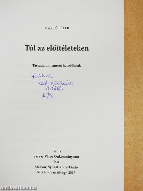 Túl az előítéleteken (dedikált példány)