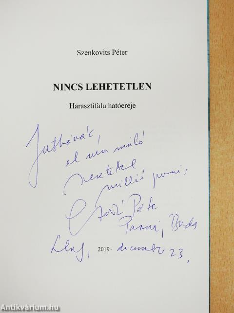 Nincs lehetetlen (dedikált példány)