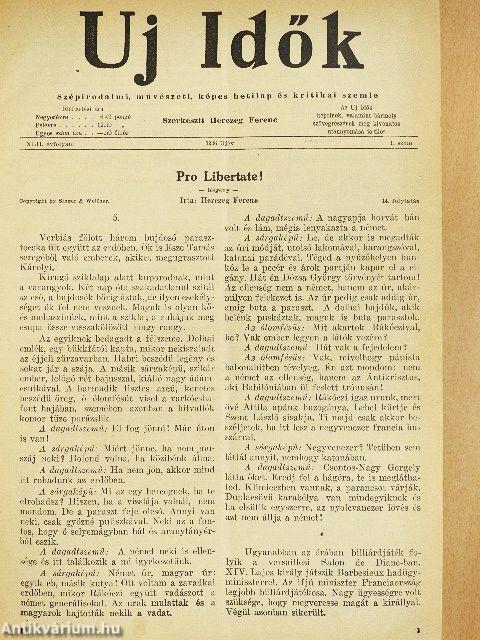 Uj Idők 1936. január-június (fél évfolyam)