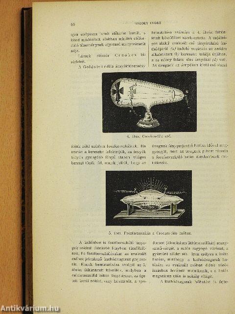 Természettudományi Közlöny 1905. (nem teljes évfolyam)/Pótfüzetek a Természettudományi Közlönyhöz 1905. január-december
