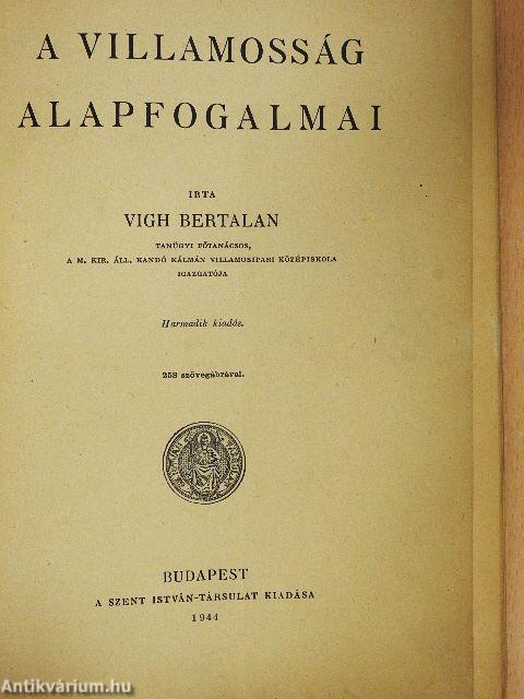 A villamosság alapfogalmai