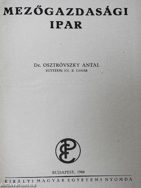 Mezőgazdasági ipar