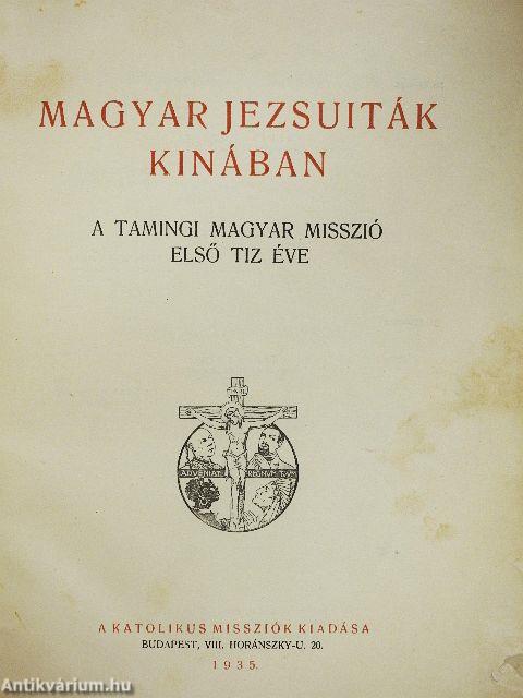 Magyar jezsuiták Kinában