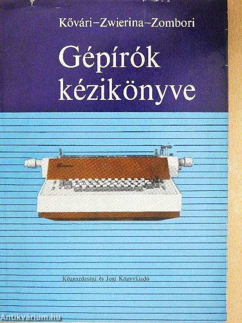 Gépírók kézikönyve