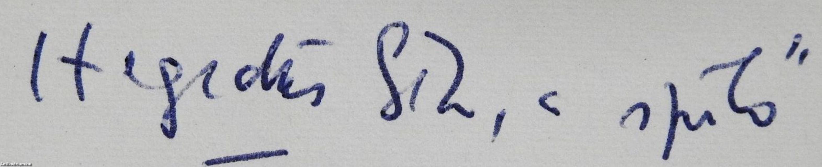 Az idők mélyén (dedikált példány)