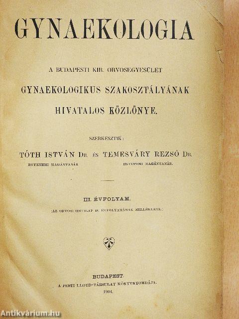 Gynaekologia 1904. julius 3./Gynaekologia 1905. április 2.