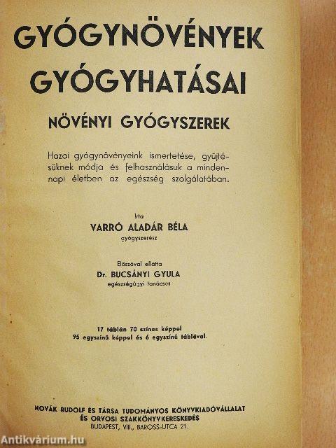 Gyógynövények gyógyhatásai