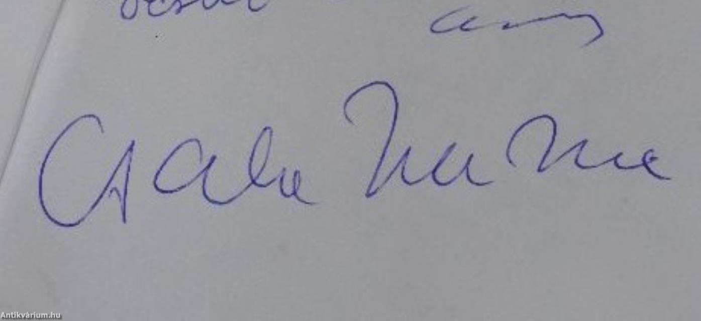 Múlt és jelen (dedikált és aláírt példány)