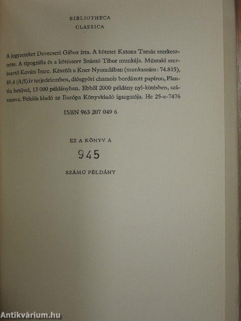 Íliász/Odüsszeia/Homéroszi költemények