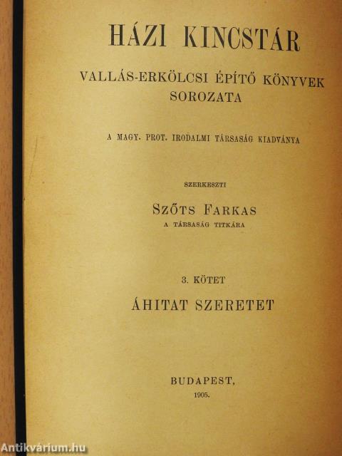 Áhítat szeretet (dedikált példány)