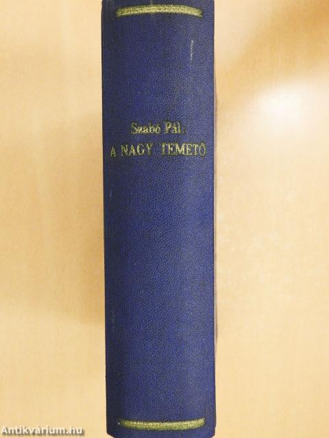 A nagy temető (dedikált példány)