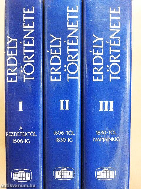 Erdély története I-III.