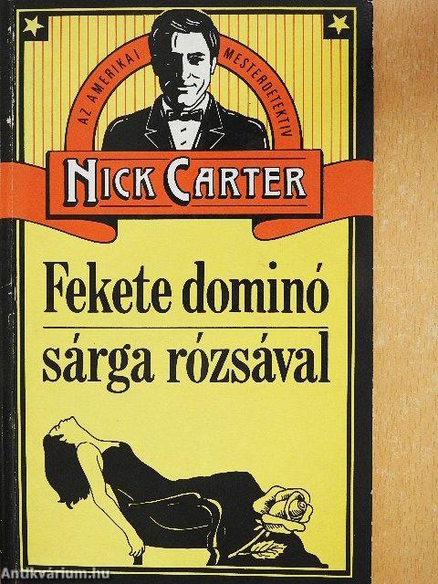 Fekete dominó sárga rózsával