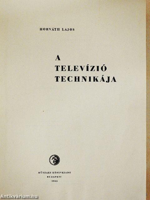 A televízió technikája