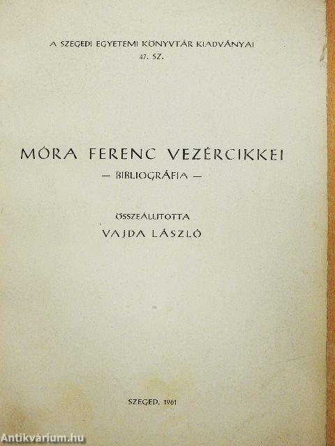 Móra Ferenc vezércikkei