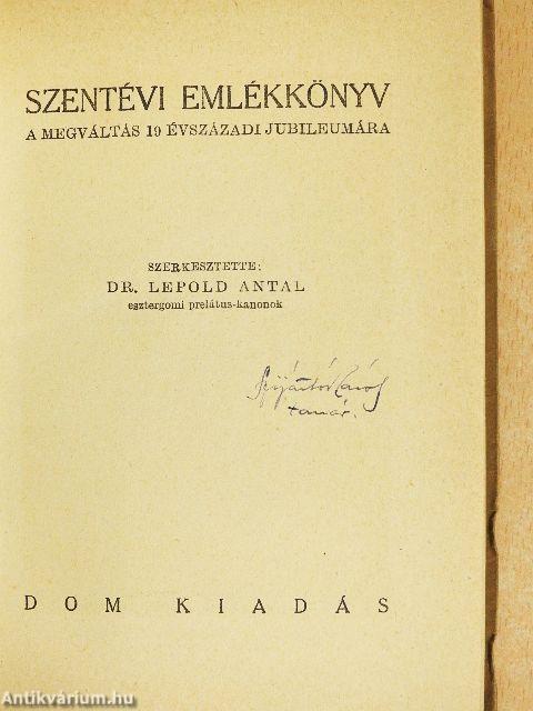 Szentévi emlékkönyv