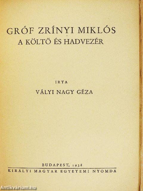 Gróf Zrínyi Miklós