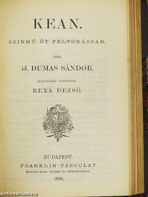 A makranczos hölgy/Saint-cyri kisasszonyok/Kean./A kaméliás hölgy