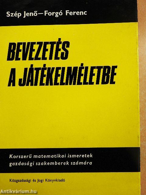Bevezetés a játékelméletbe