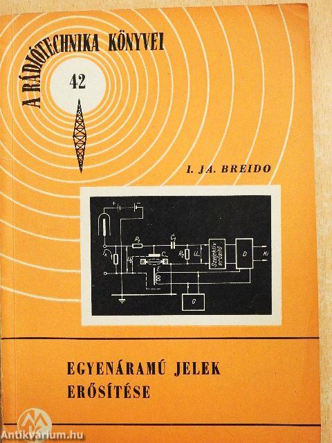 Egyenáramú jelek erősítése