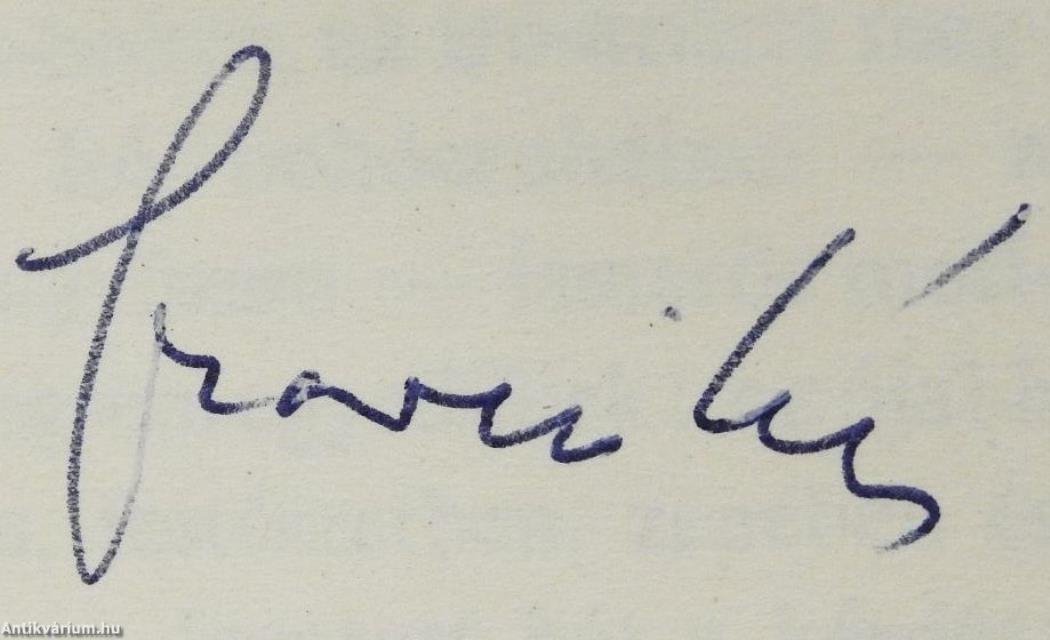 A clown, mint a művész önarcképe (dedikált példány)