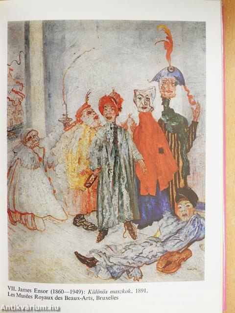 A clown, mint a művész önarcképe (dedikált példány)