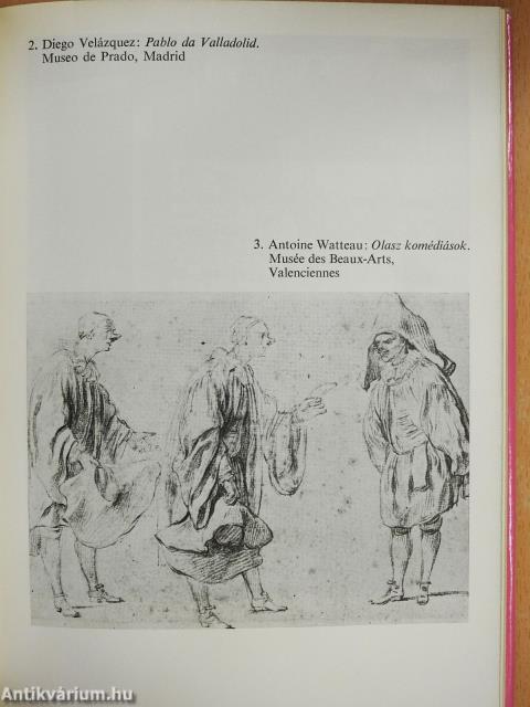 A clown, mint a művész önarcképe (dedikált példány)