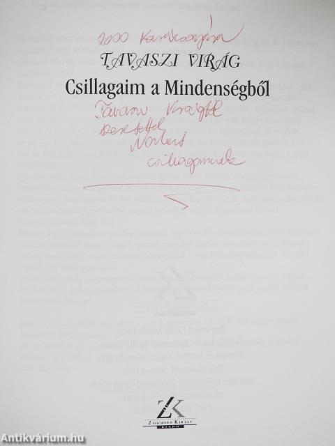 Csillagaim a Mindenségből (dedikált példány)