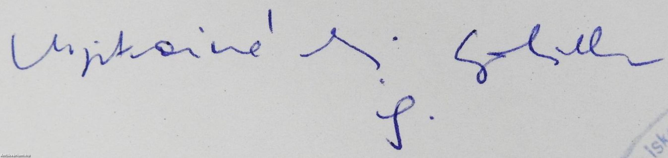 A Móricz Zsigmond Gimnázium jubileumi évkönyve (dedikált példány)