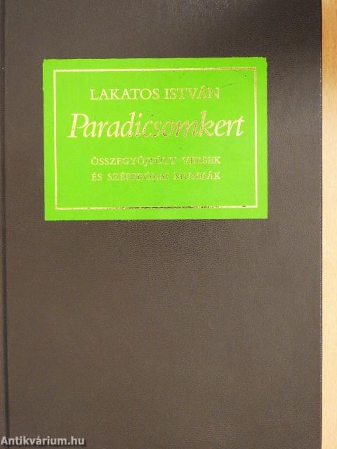 Paradicsomkert (dedikált példány)