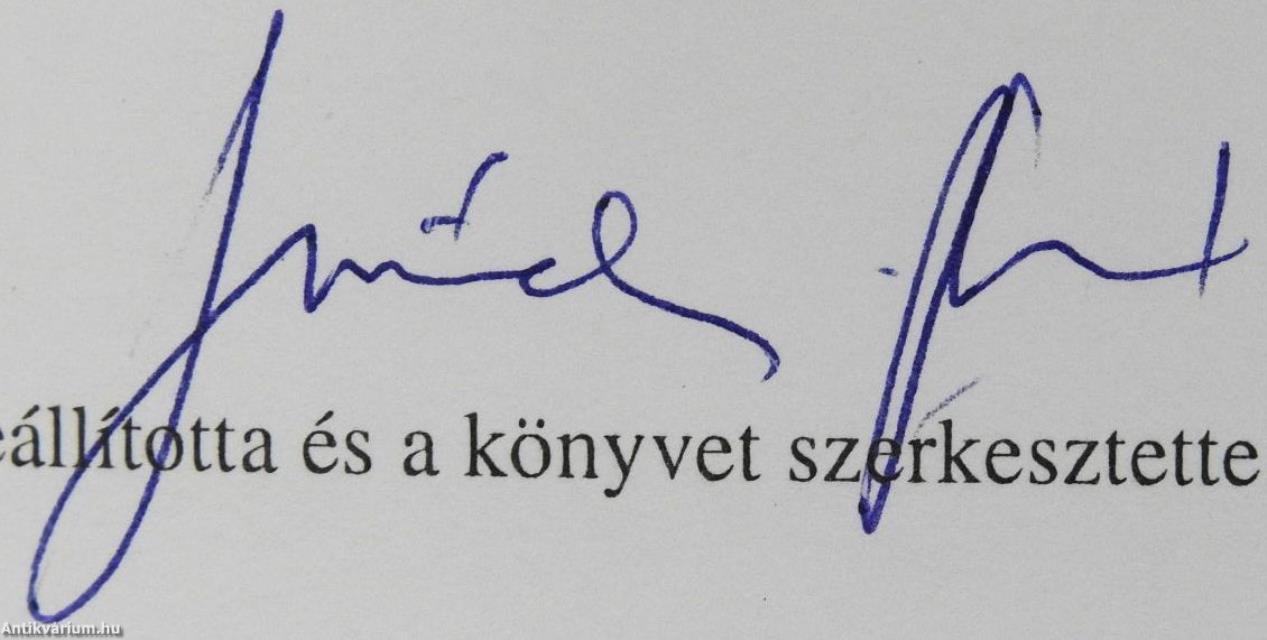 Simándy József újra "megszólal"... (dedikált példány)