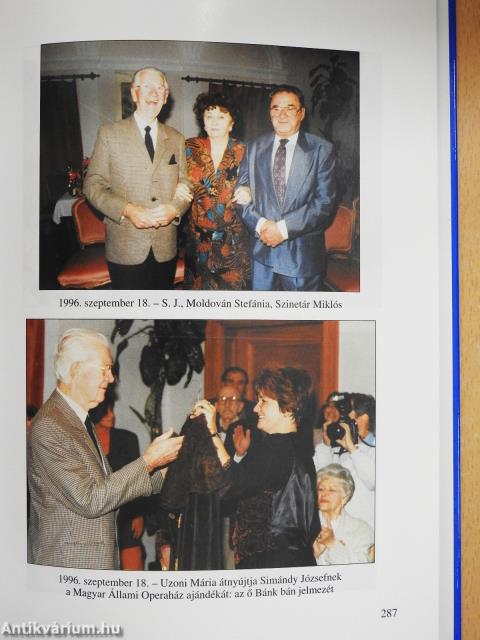 Simándy József újra "megszólal"... (dedikált példány)