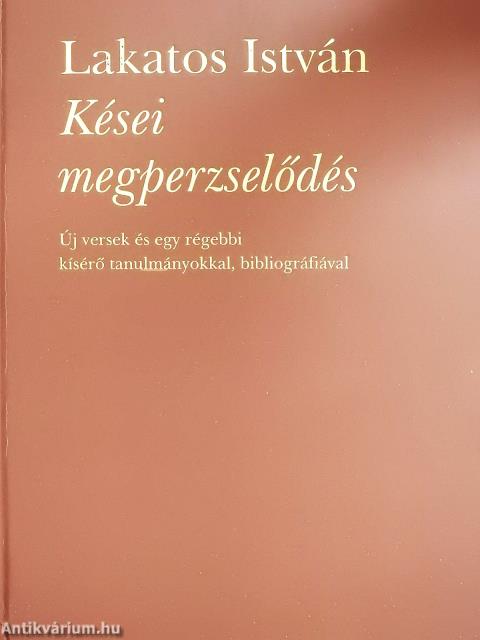 Kései megperzselődés (dedikált példány)